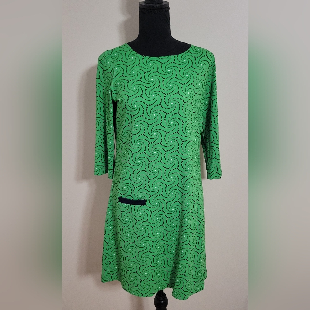 Melly M Green Dress Made In The USA Size S - Picture 8 of 8